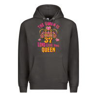 Smoke the queen is 37 long live the queen kopya Premium Hoodie - Jasminsmagicworld