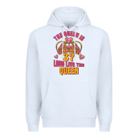 White the queen is 37 long live the queen kopya Premium Hoodie - Jasminsmagicworld