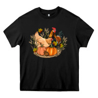Black fall coop animals pumpkin Heavy Core Tee - Artiststas