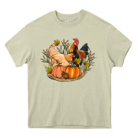 Mossy fall coop animals pumpkin Heavy Core Tee - Artiststas