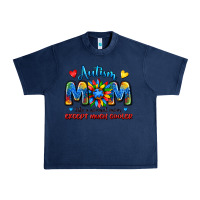 Navy autism mom like a normal mom except much cooler Urban Heavy Tee - JahusDesignShop