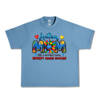 Pebble Blue autism mom like a normal mom except much cooler Urban Heavy Tee - JahusDesignShop