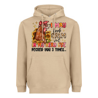 Mushroom i may look calm but in my head i've pecked you Heavyweight Hoodie - MaliasSmallBusiness