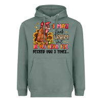 Sage i may look calm but in my head i've pecked you Heavyweight Hoodie - MaliasSmallBusiness