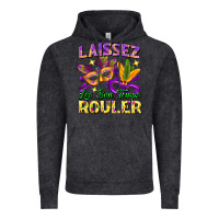 Vintage Black laissez les bon temps rouler Vintage Hoodie - FaDigitalArtStudio