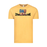 Vintage Mustard patriotic dad life 16oz libbey cup Vintage Tee - HRA Design Shop