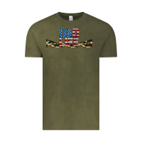 Vintage Olive patriotic dad life 16oz libbey cup Vintage Tee - HRA Design Shop