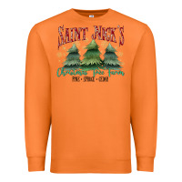 Carrot Saint Nick's Christmas Tree Farm Premium Sweatshirt - MaliasSmallBusiness