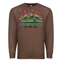 Chestnut Saint Nick's Christmas Tree Farm Premium Sweatshirt - MaliasSmallBusiness