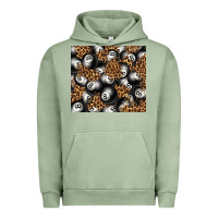 Pigment Oil Green pool with leopard tumbler tbs Urban Hoodie - TumblerDesignByShophia