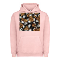 Pigment Salmon pool with leopard tumbler tbs Urban Hoodie - TumblerDesignByShophia