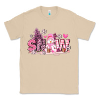 Mushroom pink snowman and snow Classic Tee - AdoDesignShop