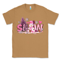 Toasted Coconut pink snowman and snow Classic Tee - AdoDesignShop