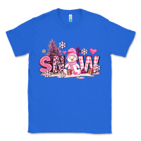 True Royal pink snowman and snow Classic Tee - AdoDesignShop