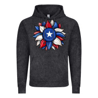 Vintage Arctic sunflower texas flag 2 Vintage Hoodie - JahusDesignShop