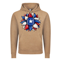 Vintage Coffee sunflower texas flag 2 Vintage Hoodie - JahusDesignShop