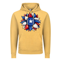 Vintage Mustard sunflower texas flag 2 Vintage Hoodie - JahusDesignShop