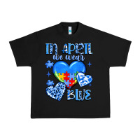 Black in april we wear blue Urban Heavy Tee - JahusDesignShop
