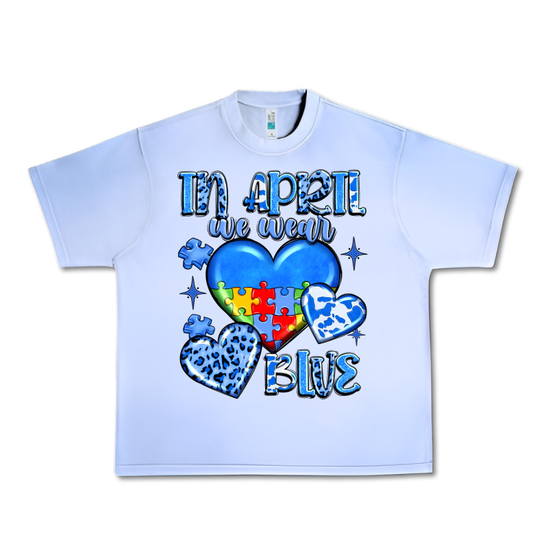 In April We Wear Blue Urban Heavy Tee by JahusDesignShop | Teevron