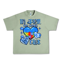 Oil Green in april we wear blue Urban Heavy Tee - JahusDesignShop