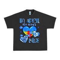 Pigment Black in april we wear blue Urban Heavy Tee - JahusDesignShop