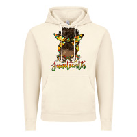 Vintage Artic juneteenth black woman messy bun Vintage Hoodie - HRA Design Shop