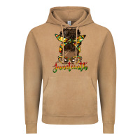 Vintage Camel juneteenth black woman messy bun Vintage Hoodie - HRA Design Shop