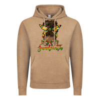 Vintage Coffee juneteenth black woman messy bun Vintage Hoodie - HRA Design Shop