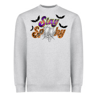 Heather Grey stay spooky Heavyweight Sweatshirt - RacoonDesign