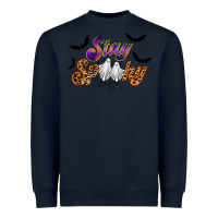 Navy stay spooky Heavyweight Sweatshirt - RacoonDesign