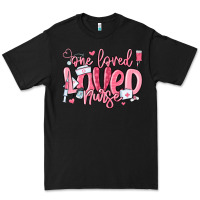 Black one loved nurse valentine's day Premium Tee - MaliasSmallBusiness