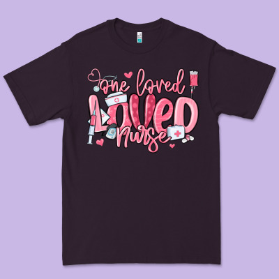 Premium Tee one loved nurse valentine's day