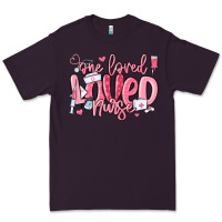 Plum one loved nurse valentine's day Premium Tee - MaliasSmallBusiness