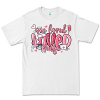 White one loved nurse valentine's day Premium Tee - MaliasSmallBusiness