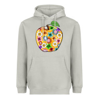 Moon Dust colorful flora apple teacher Heavyweight Hoodie - NancyCooperArtShop