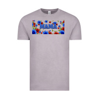 Floral American Mama 16oz Libbey Cup Vintage Tee | Teevron