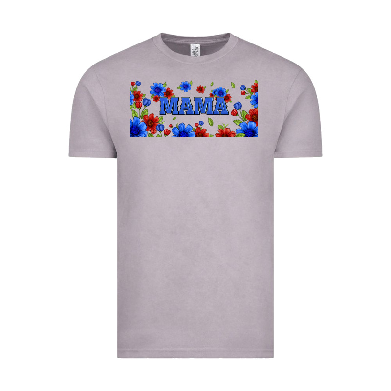 Floral American Mama 16oz Libbey Cup Vintage Tee by HRA Design Shop | Teevron