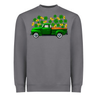 Storm st patricks shamrock gold truck Heavyweight Sweatshirt - FaDigitalArtStudio