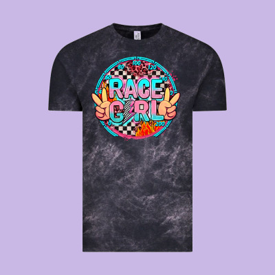 Race Girl Vintage Tee Designed By Adodesignshop