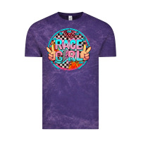 Cloud Purple race girl Vintage Tee - AdoDesignShop