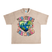 French Oak teachers change the world Urban Heavy Tee - JahusDesignShop
