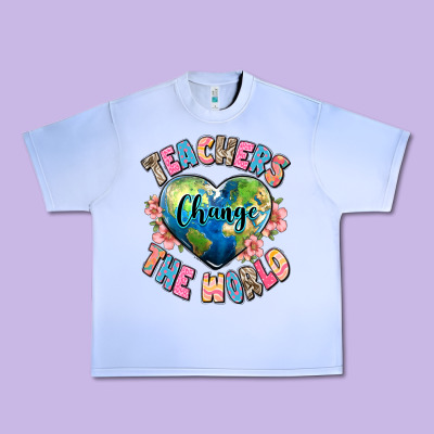 Teachers Change The World Urban Heavy Tee Designed By Jahusdesignshop