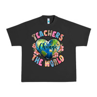 Pigment Black teachers change the world Urban Heavy Tee - JahusDesignShop