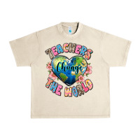 Sandshell teachers change the world Urban Heavy Tee - JahusDesignShop