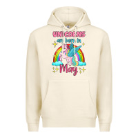Tofu unicorns are born in may Premium Hoodie - Jasminsmagicworld