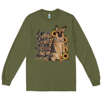 Army Green Life is better with a German Shepherd Long Sleeve Tee - JahusDesignShop