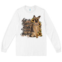 White Life is better with a German Shepherd Long Sleeve Tee - JahusDesignShop