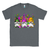 Charcoal Heather mardi gras gnomes Classic Tee - Jasminsmagicworld