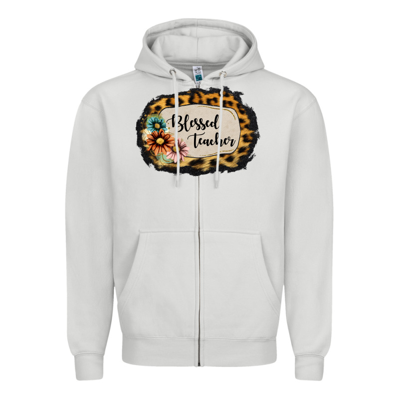 Blessed Teacher Zipper Hoodie by Jasminsmagicworld | Teevron