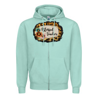 Seafoam Blessed Teacher Zipper Hoodie - Jasminsmagicworld